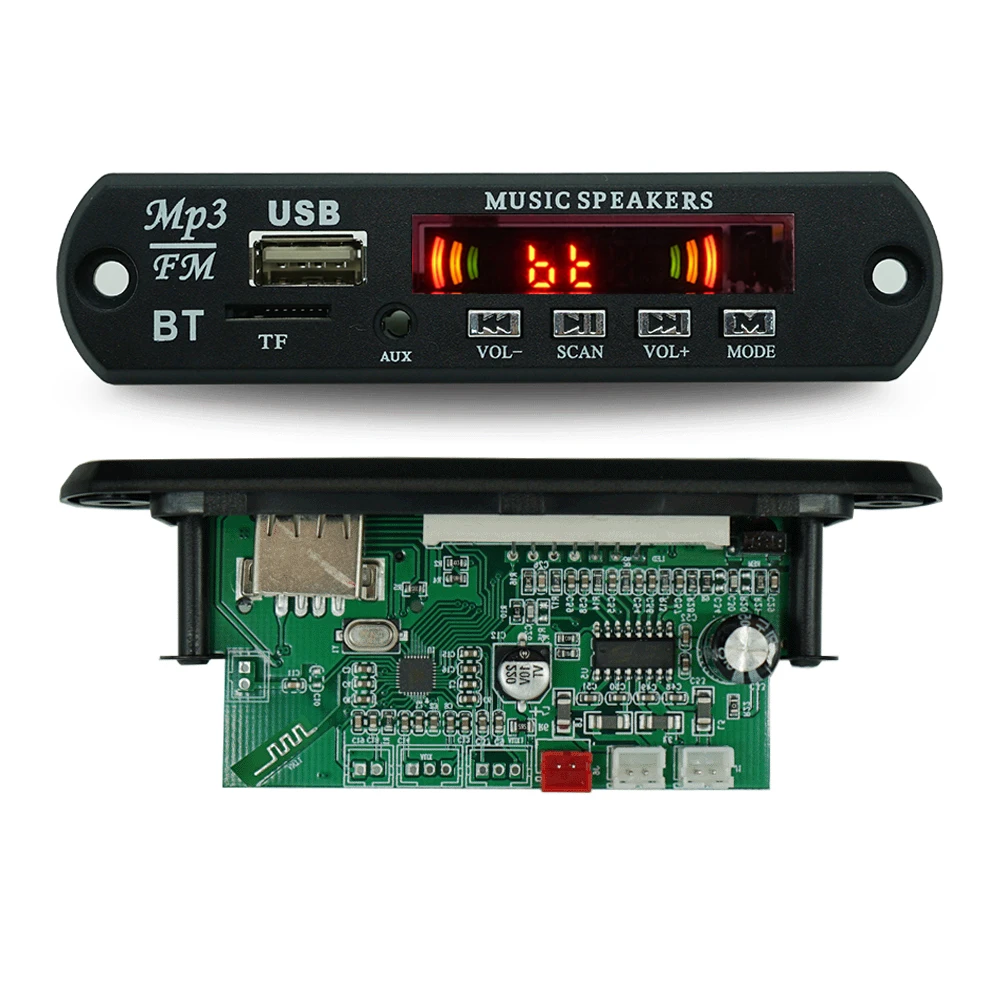 Audio Decoder Wireless BT Blue Tooth Module 12V MP3 Amplifier