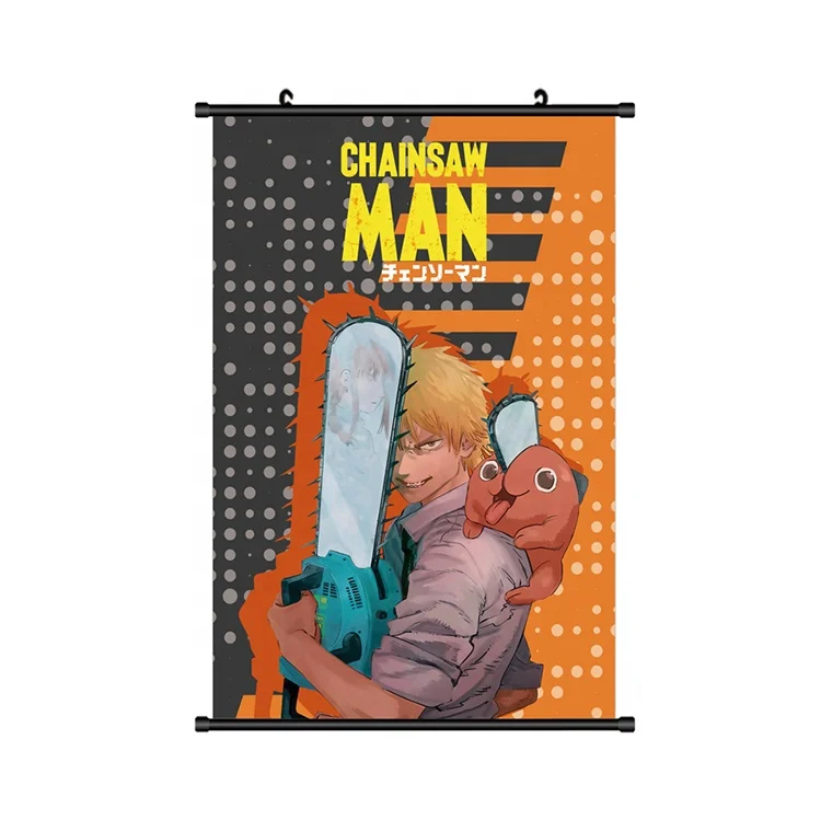 Anime Chainsaw Man Power Wall Scroll Poster Art Print Home Decor Gift  60*90cm