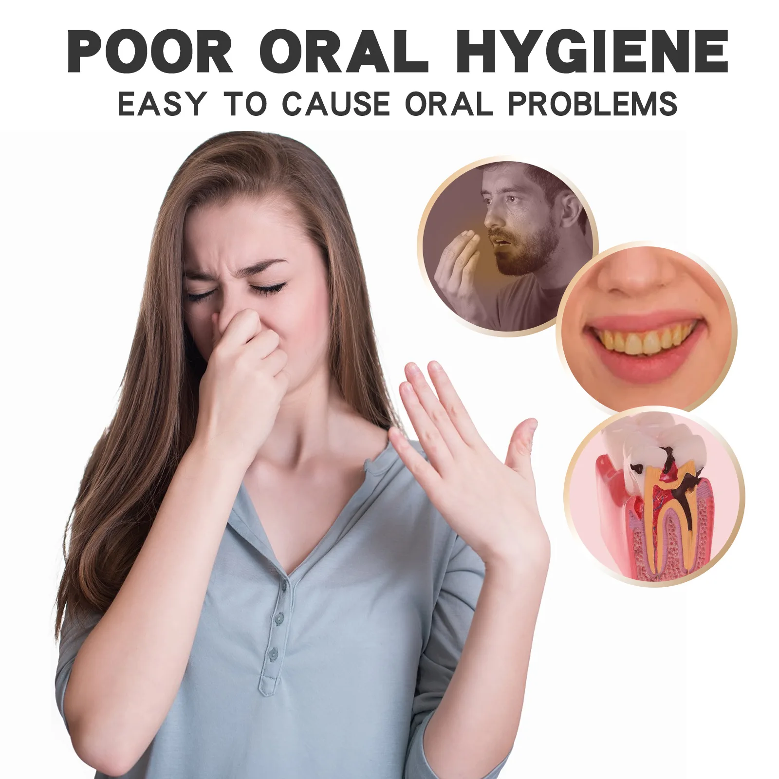 Probiotics Brightening Toothpaste Care Clean Teeth Fresh Breath Dental Gingival Toothpaste