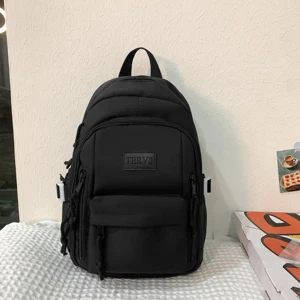 Omaska Custom Teenager Backpack Fashion 17 Inch Students Backpack Men Waterproof Polyester School Bag