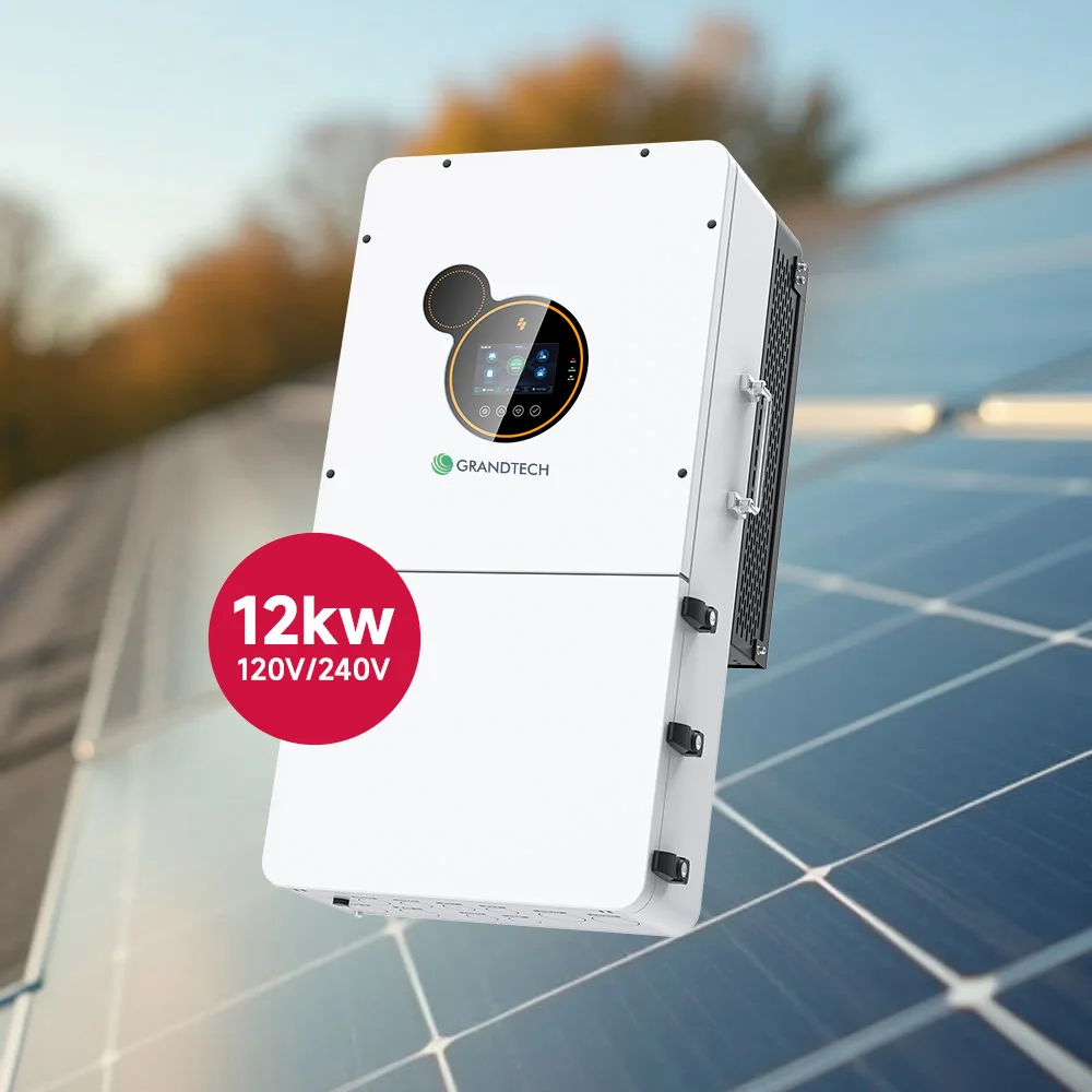 Hibridinis tinklo prijungtas ir atskiras nuo tinklo inverteris, 8 kW–12 kW, 40–60 V nuolatinės srovės/kintamosios srovės, modifikuotos sinusinės bangos inverteris, dviejų išėjimų energijos kaupimo sistema, fotovoltinės energijos inverteris, 120–240 V kintamosios srovės