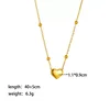 xkn0205-collana a forma di cuore in oro