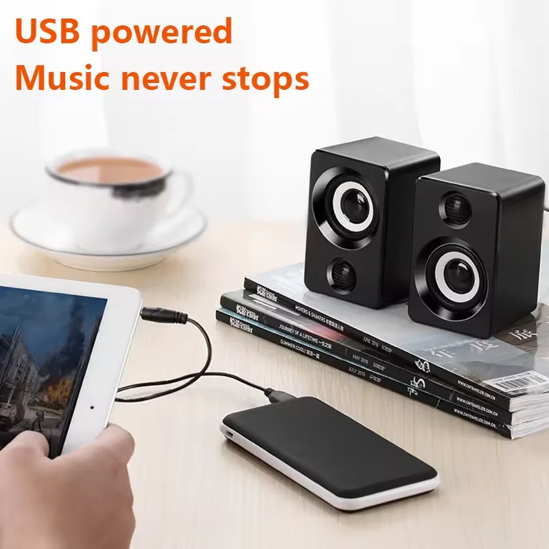 Premium Home Mini Retro Blue-tooth Speaker Smooth Voice Desktop Computer Speaker