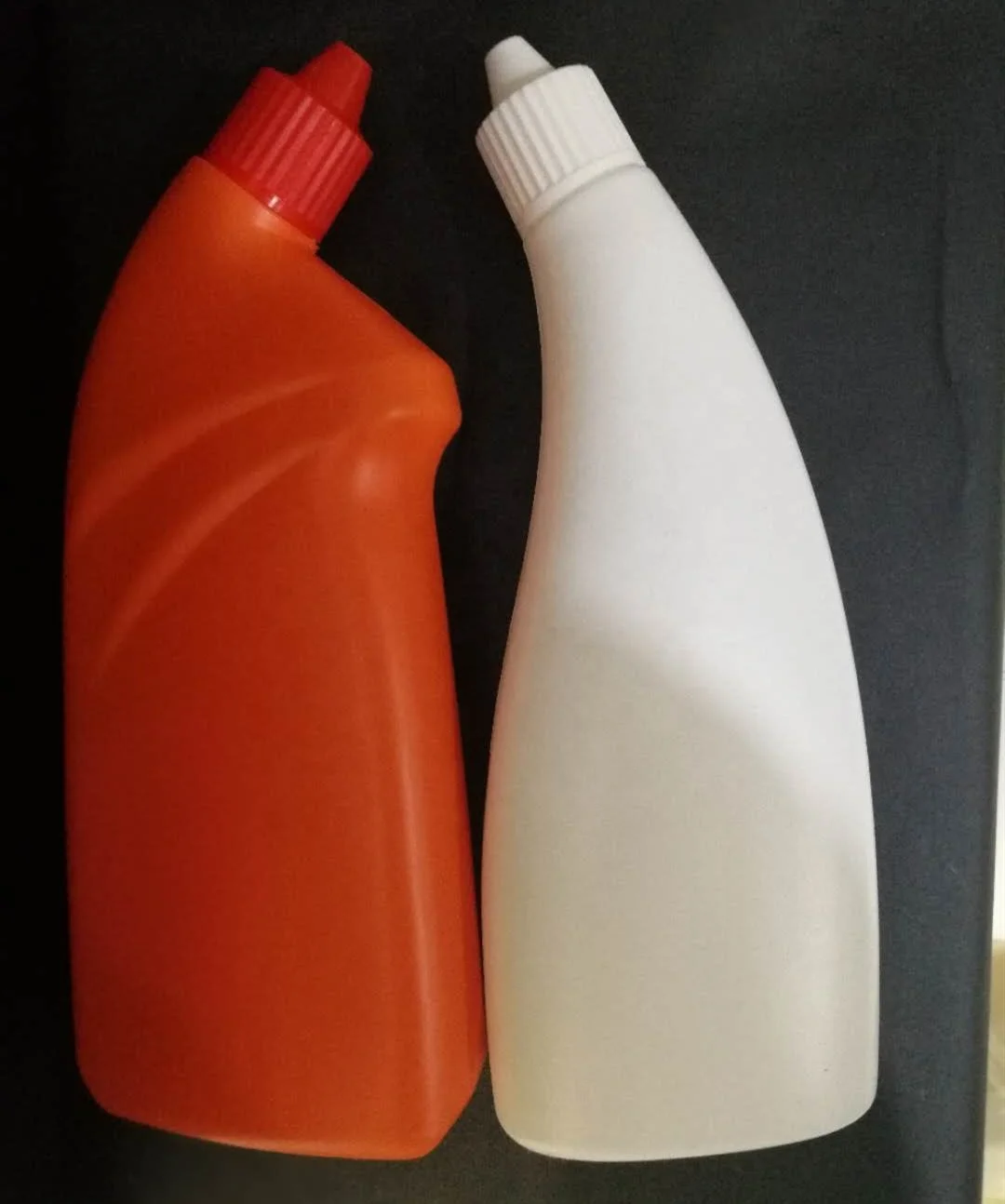 500ml Plastic Toilet Bowl Cleaner Bottles Empty White Hdpe Plastic