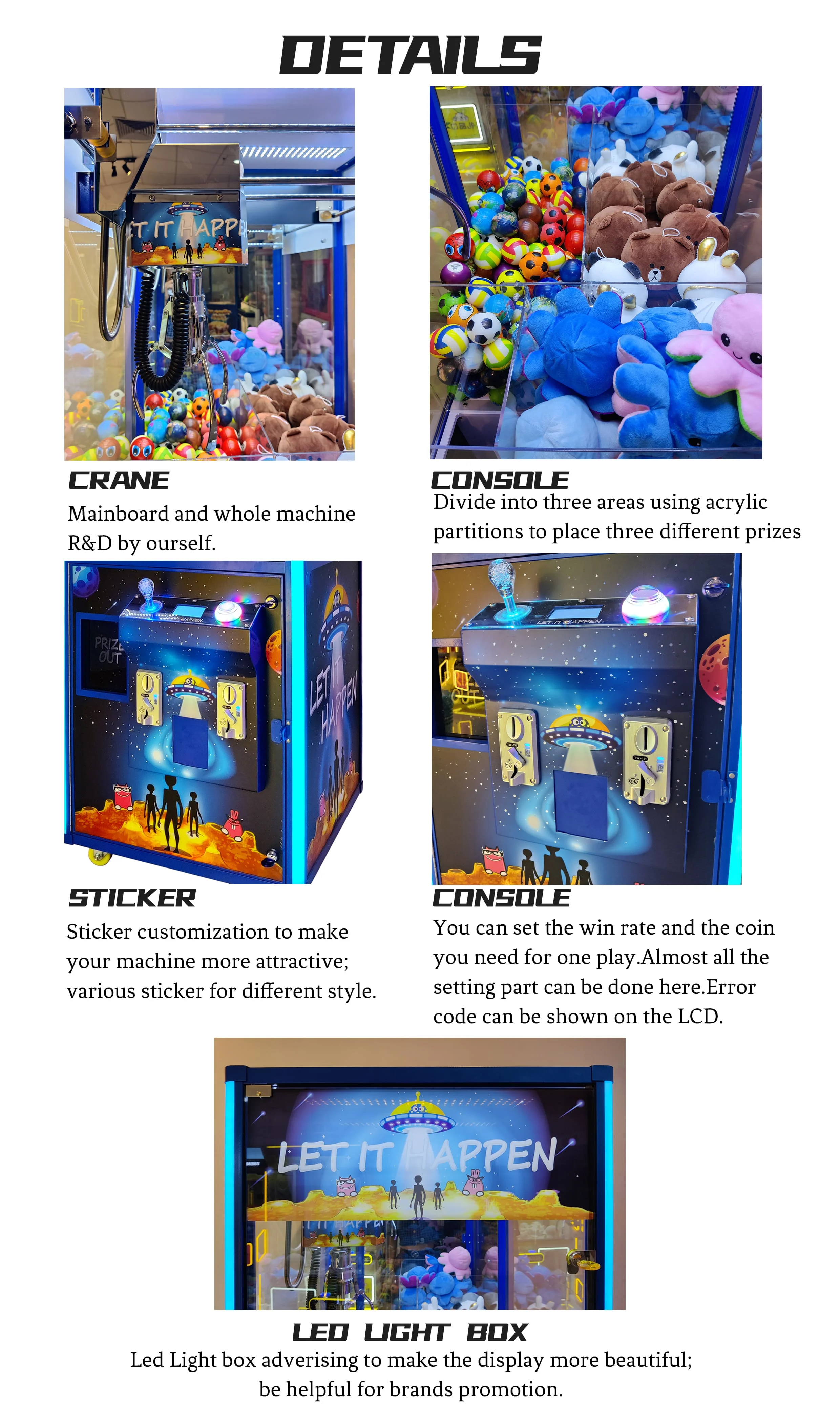 Neofuns Small Claw Crane Machine - Fun for All Ages