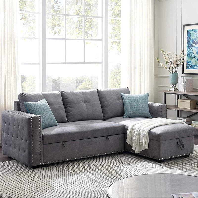 Winforce Space Saving Furniture Living Room Sofa Bed With Storage