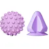 [Fascial Massage Ball Cone Set] [1 each in purple]