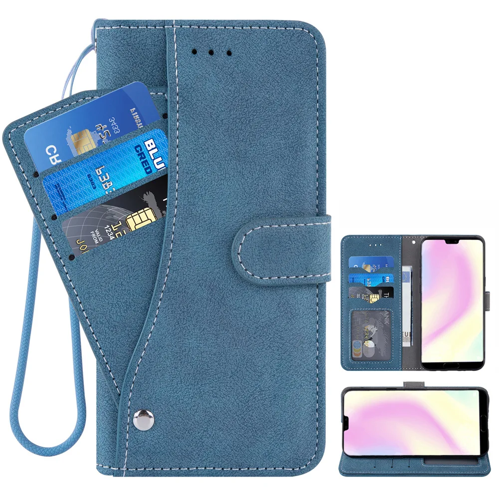 Laudtec Soft PU Leather Mobile Phone Case with Customized Logo Matte Cover With Handle Straps Card Wallet For Nokia G42 C300 factory