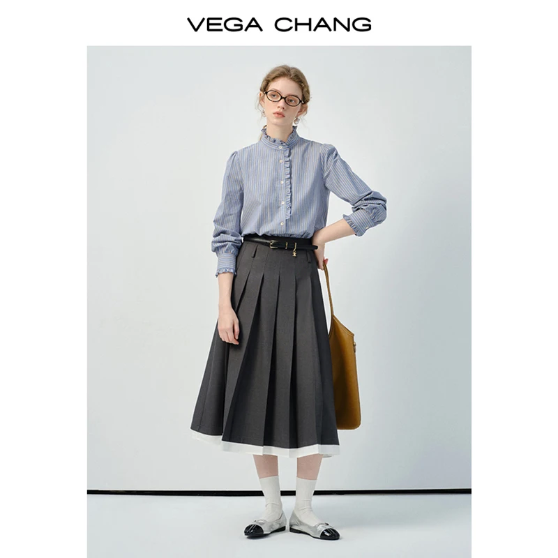 chang pleat dress Essential Chicness Pleated Satin Dress (Champagne)
