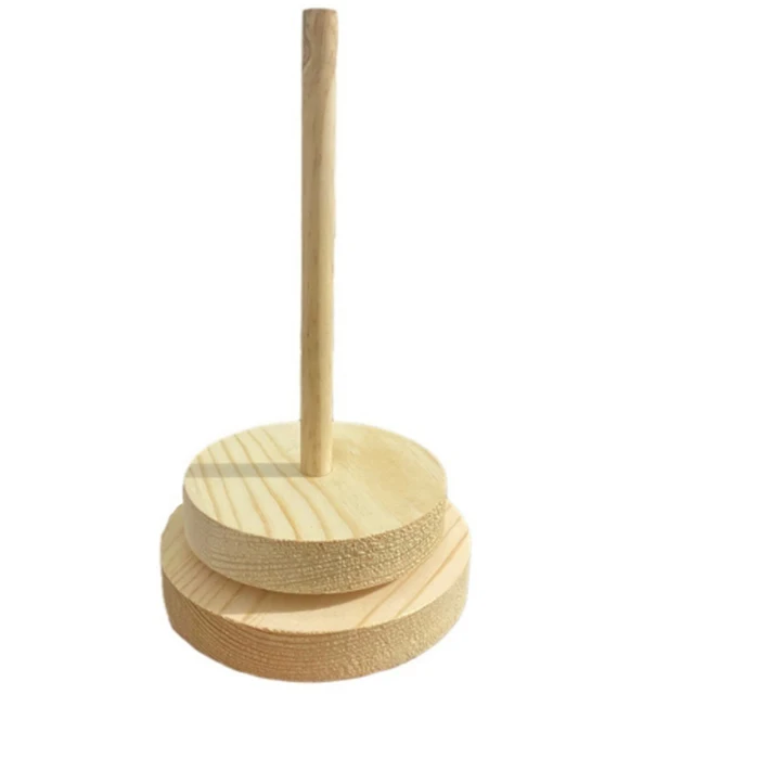 Classic Wooden Spinning Yarn And Thread Holder,Wood Yarn Holder With