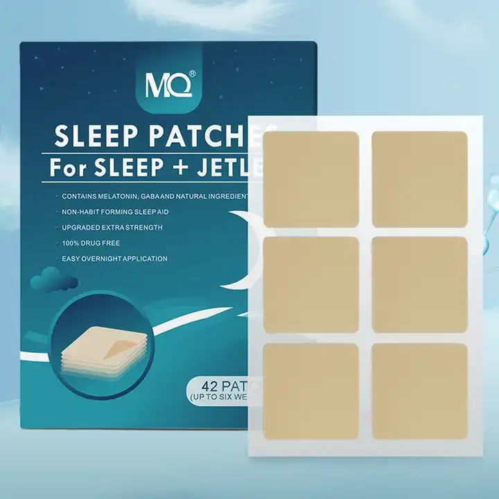 MQ Hot Selling Melatonin Calming Herbals Insomnia Sleep Aid Insomnia Patch Sleep Plaster
