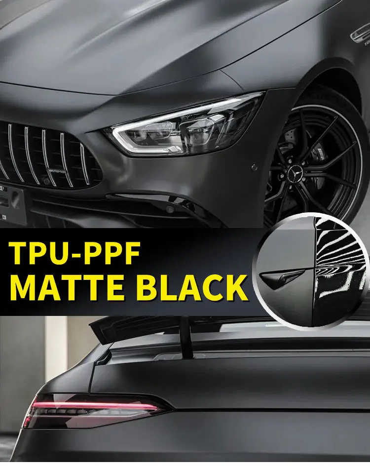 Matt Black Wrap Rolls For Car Anti Scratch Ppf Paint Protection Film