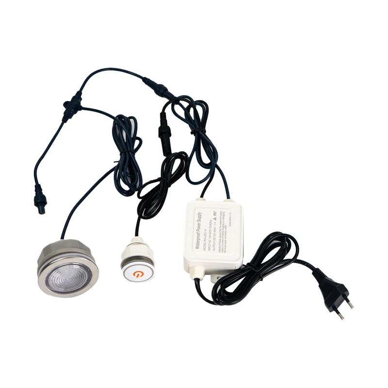 2024 Touch Sensor Control LED Light System for Bathtubs ABS Material Underwater Automatic Changing Hot Tub Spa Light