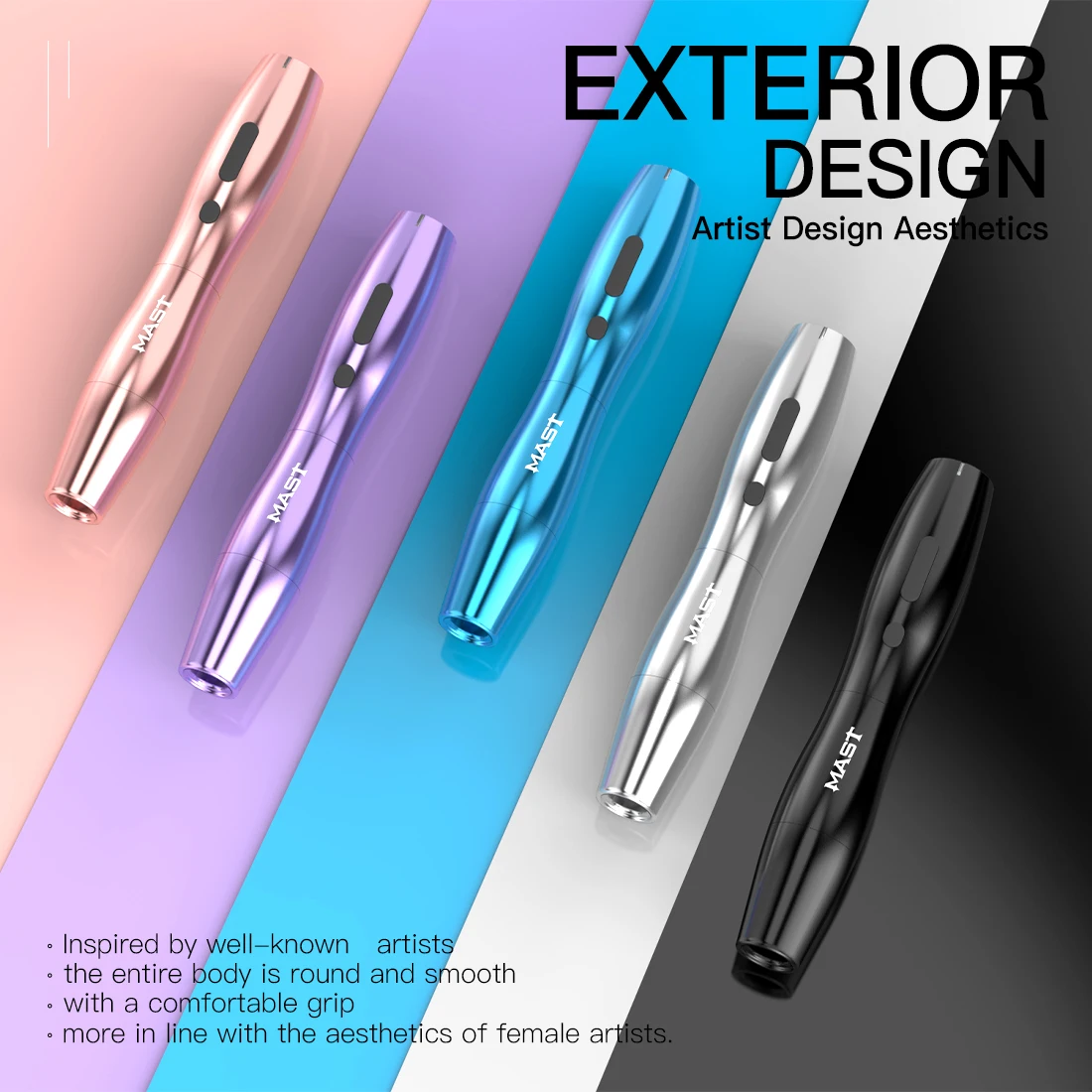 P20用ワイヤレスタトゥーマシン回転式タトゥーガンコアレスモーター