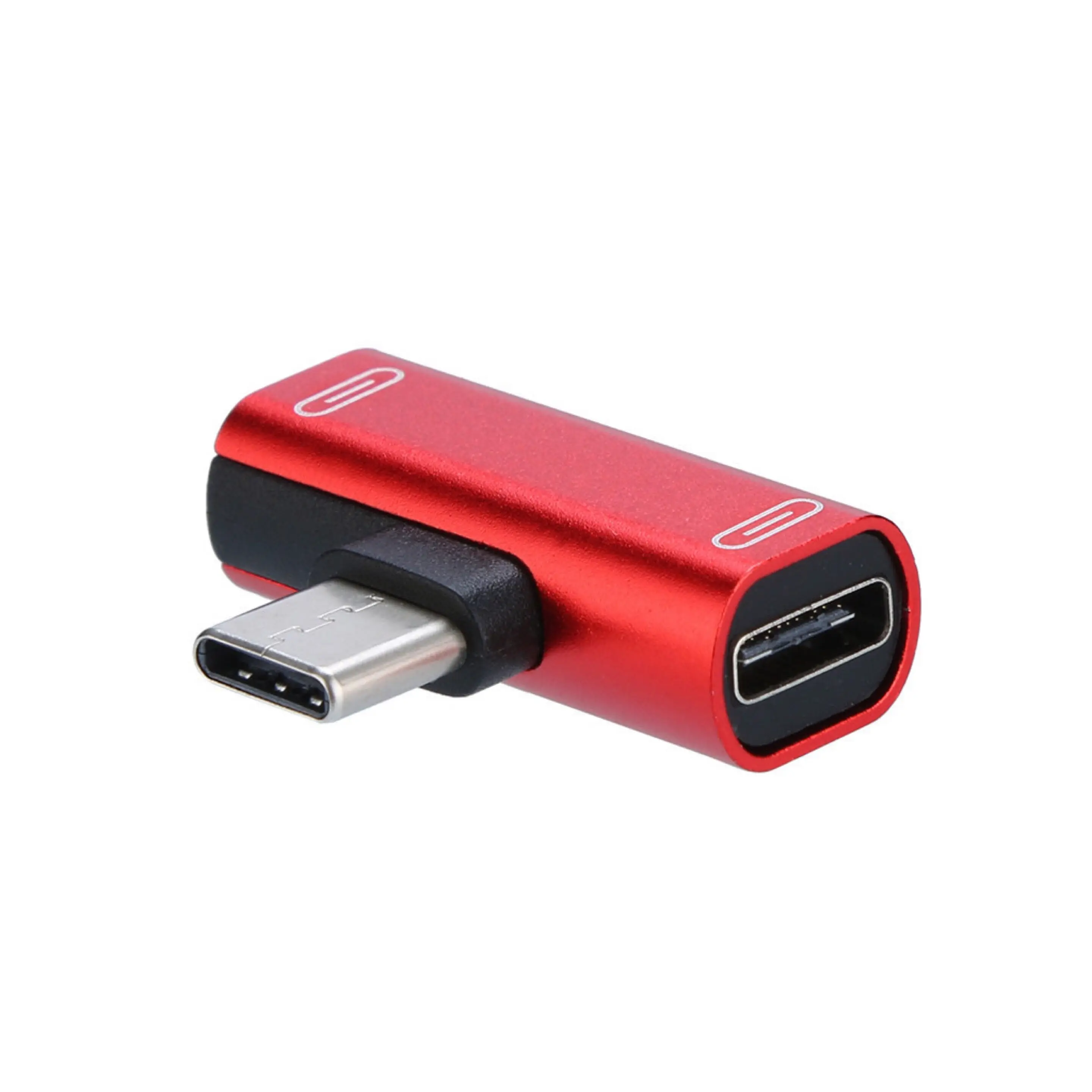CABLETOLINK 2 in 1 Dual Type C Earphone Converter Dongle Enjoy Music While Charging