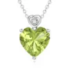 14K gold Peridot