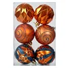 Painted 6cm6pcs (3 orange styles)