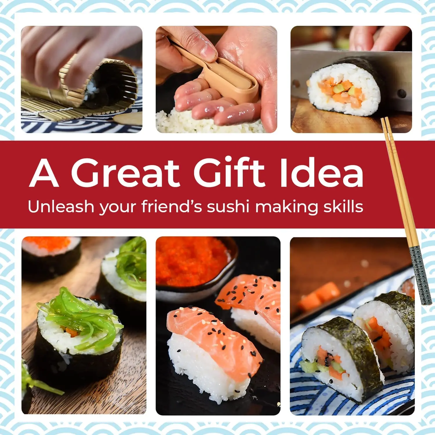 Beginner-Friendly DIY Sushi Maker Kit Plastic Sushi Roller With Boat Shape Pattern for Home Use and Rice Rolling