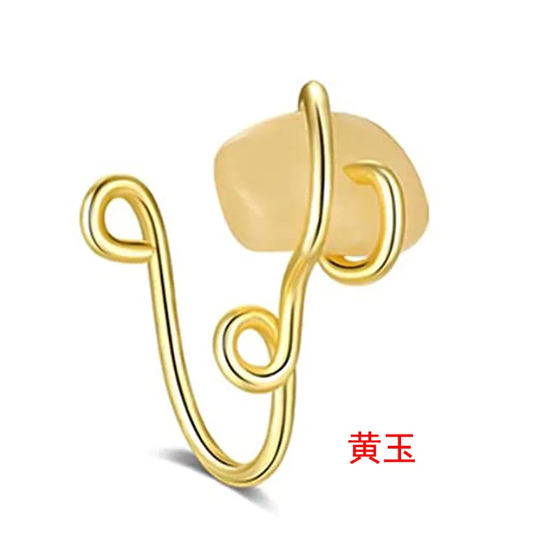 Donne Finte Piercing Al Naso Anello Cerchio Setto Non Penetrante - Foto 6