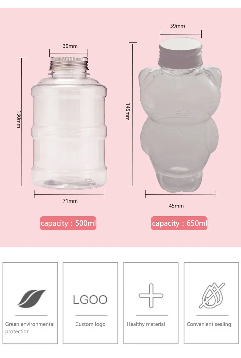 厂家定制塑胶网红熊奶茶果汁杯创意卡通一次性饮料瓶宠物包装杯 Buy 暴力熊瓶杯 饮料 奶茶product On Alibaba Com