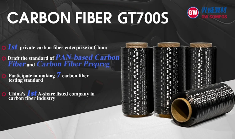 Factory Price Carbon Fiber Yarn Chinese T700 Roving factory