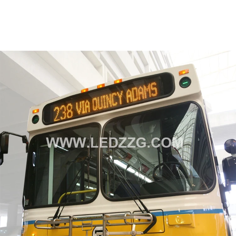 Alibaba panel led electronic billboard bus led strip display screen