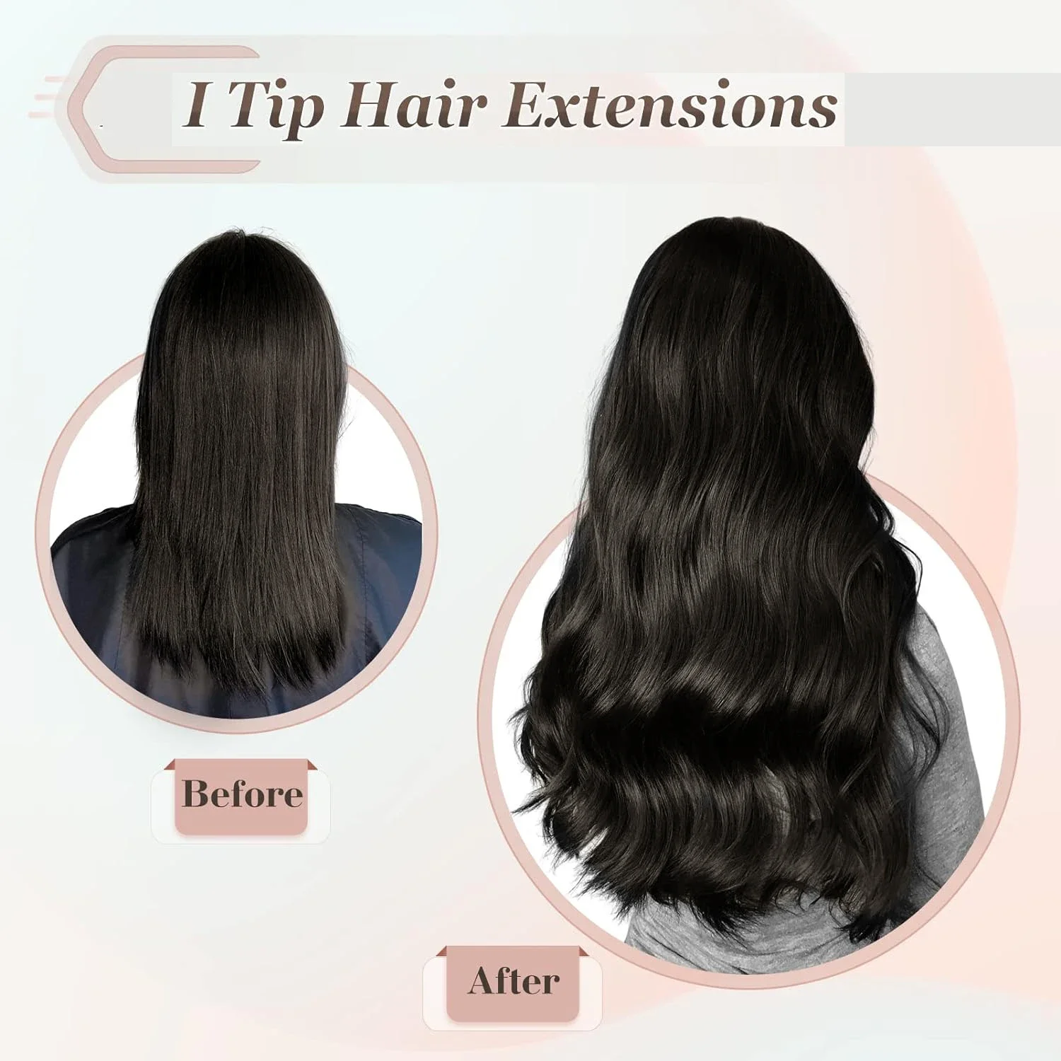 I-tip Echthaar Extensions Aus Echtem Haar Für Den Salon_voghion.com