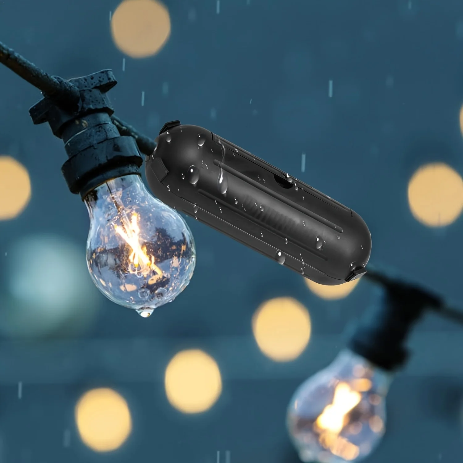 Outdoor Extension Cord Safety Cover Weatherproof Electrical Connection