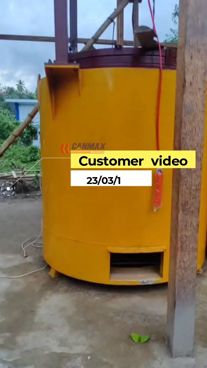 Canmax Manufacturer Charcoal Furnace Production Line Thl1 3.510 Cbm 6