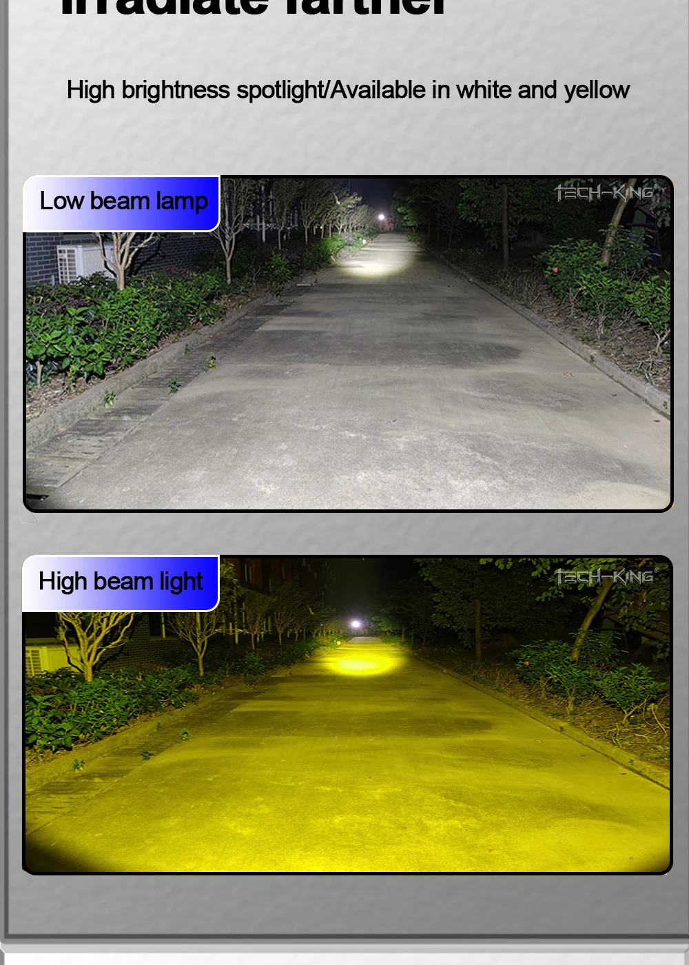 Super Bright 3.5 Inch Spot White Yellow LED Work Light For Car SUV Offroad Motorcycle ATV UTV BUS Truck 10-80V Fog lamp