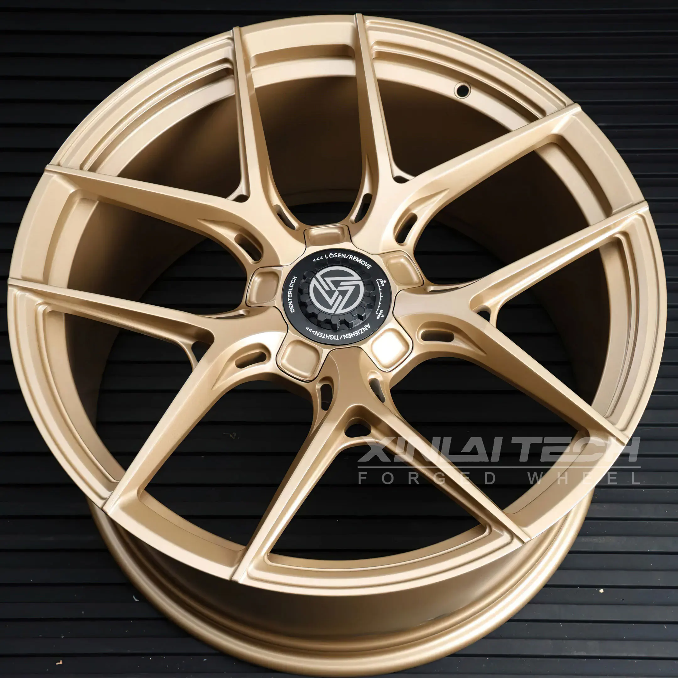 XL Aluminium Alloy Bronze Finished 1-piece Monoblock Custom Forged Wheels Deep Concave 5x120 5x112 5x114.3 Racing Car Wheel - Image 4