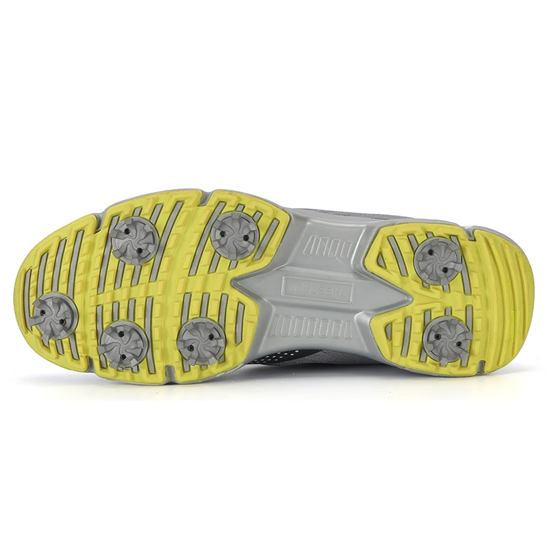 Новое поступление OEM оптовая продажа кожаная Водонепроницаемая Шипованная профессиональная зимняя Черная Мужская обувь для гольфа для мужчин