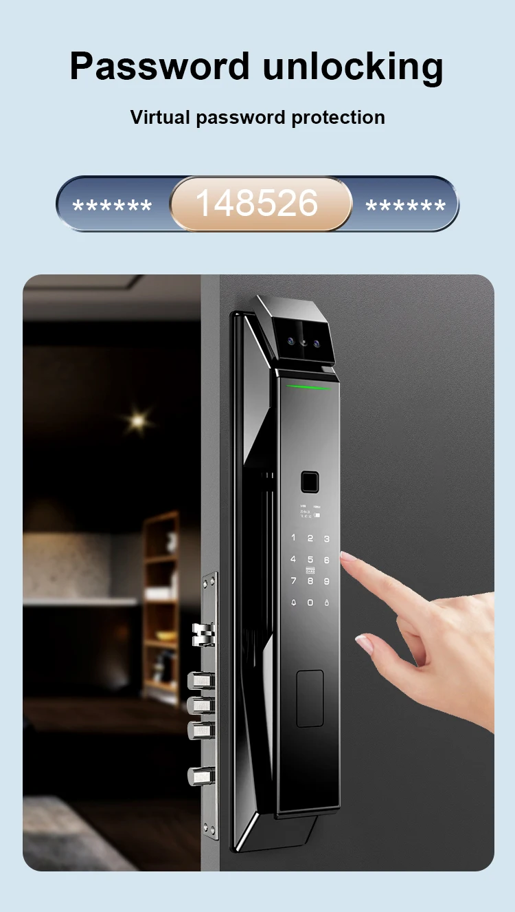 Smartier Fully Automatic Electronic Fingerprint Biometric Lock 3d Face ...