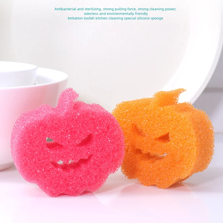 Kitchen Scrub Happy Face Sponge Smile Yellow Daddy Mommy Scrubbing ...