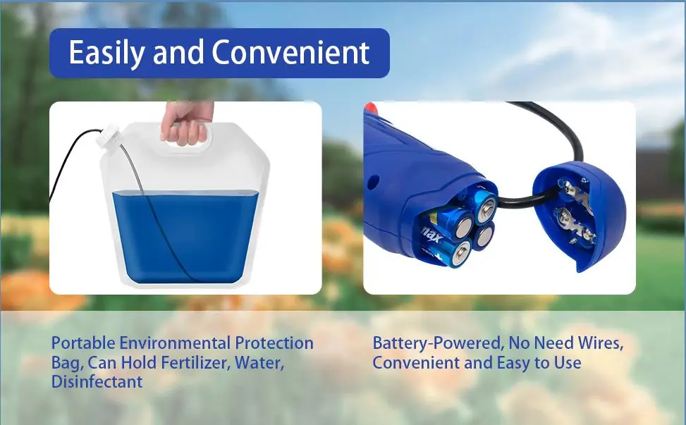 Hand Held Battery Powered Portable Chemical Yard Sprayer Pest Control ...