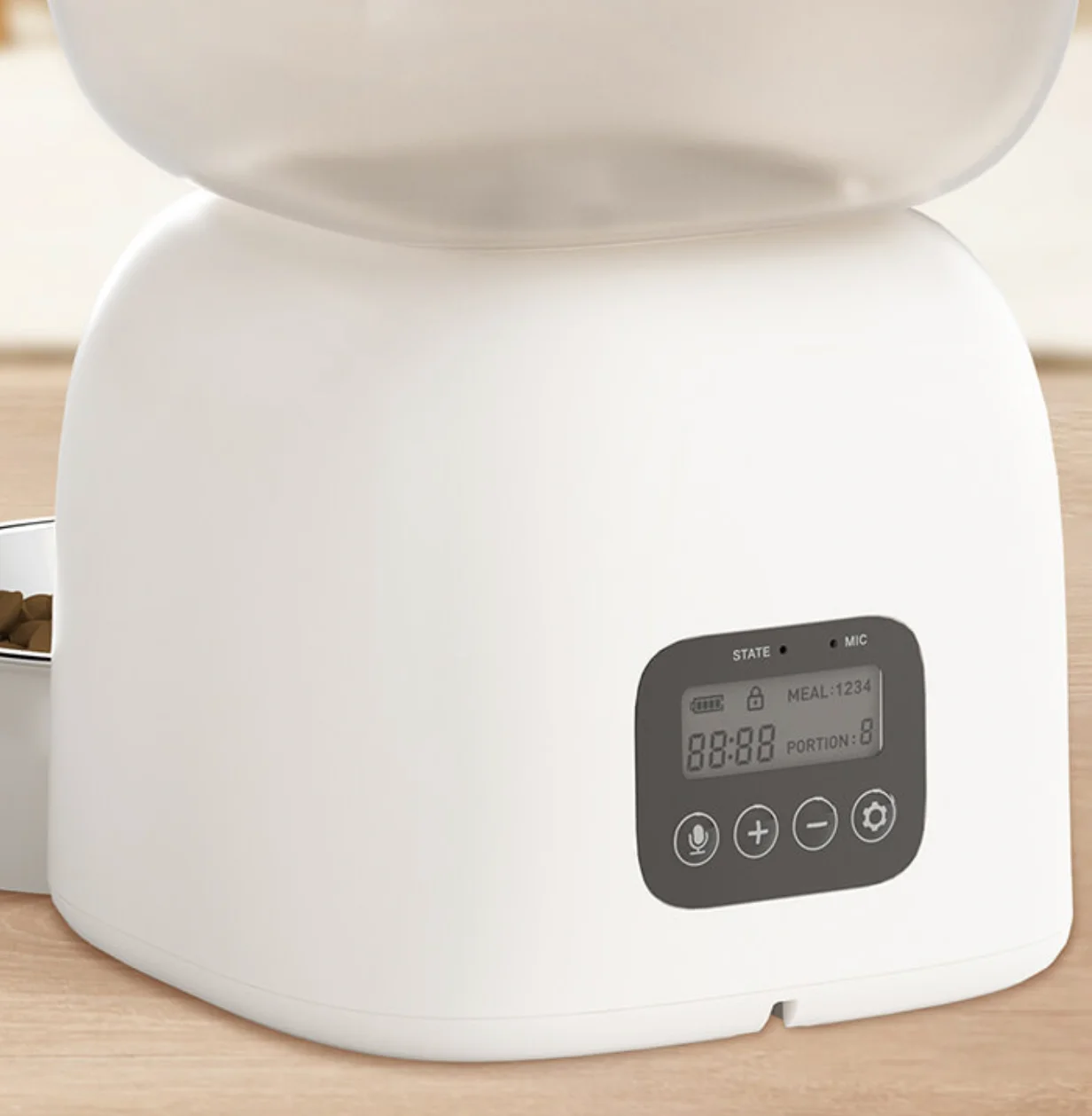 Интеллектуальная автоматическая кормушка для домашних животных SmartFeed 3L с возможностью подключения Wi-Fi и управлением приложениями кормушкой собак кошек