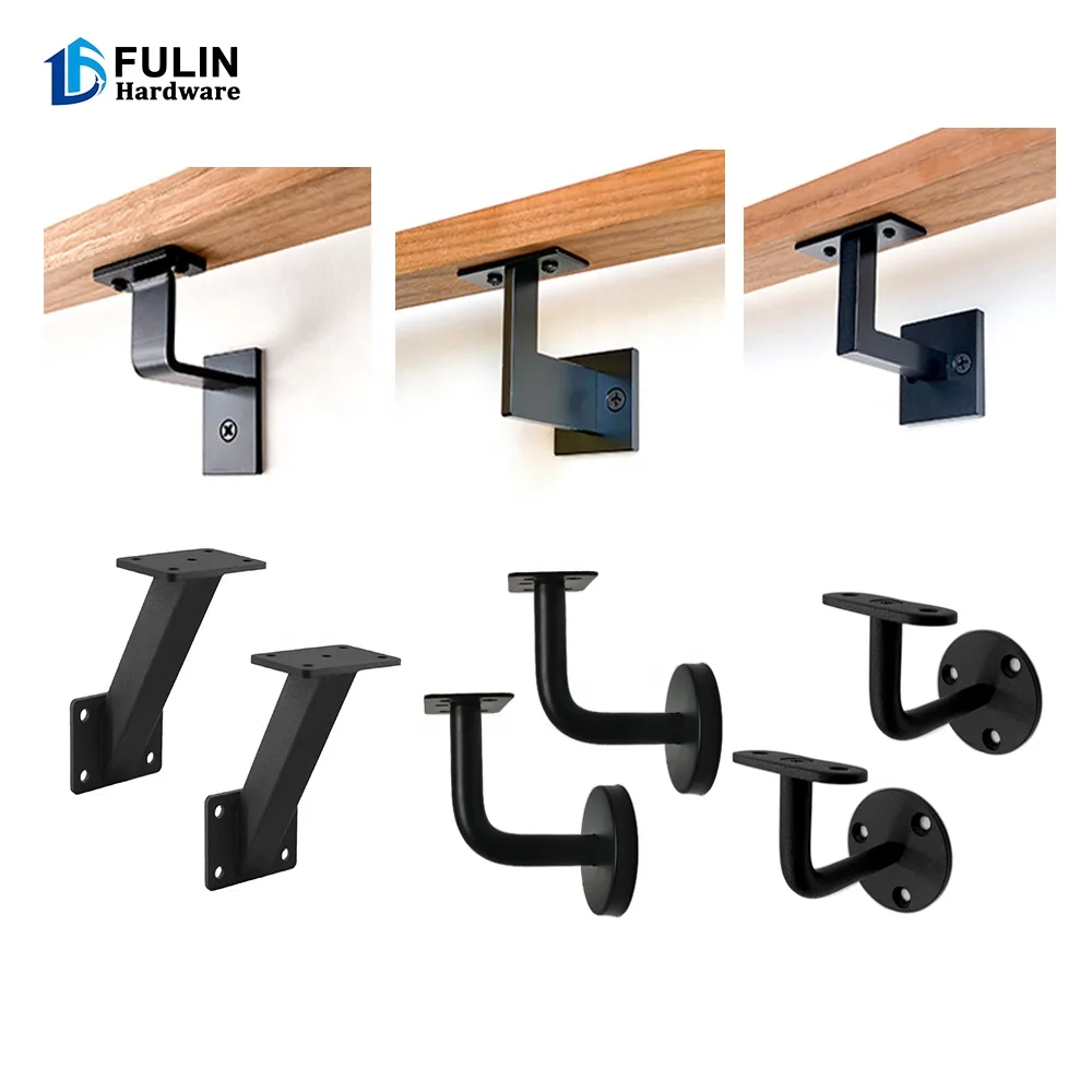 Кронштейн для поручней лестницы настенное крепление Металлический Стальной перил лестничный