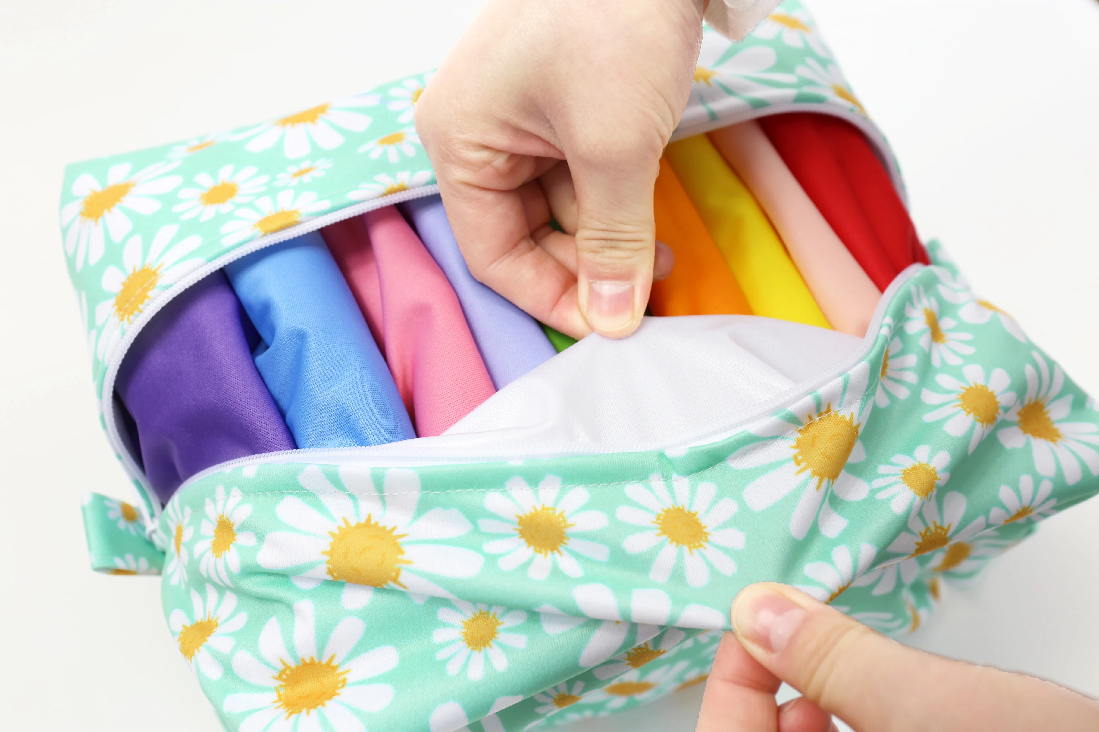 Подгузник для младенцев AnAnBaby многоразовые модные подгузники водонепроницаемые моющаяся сумка влажных и сухих подгузников с защитой от