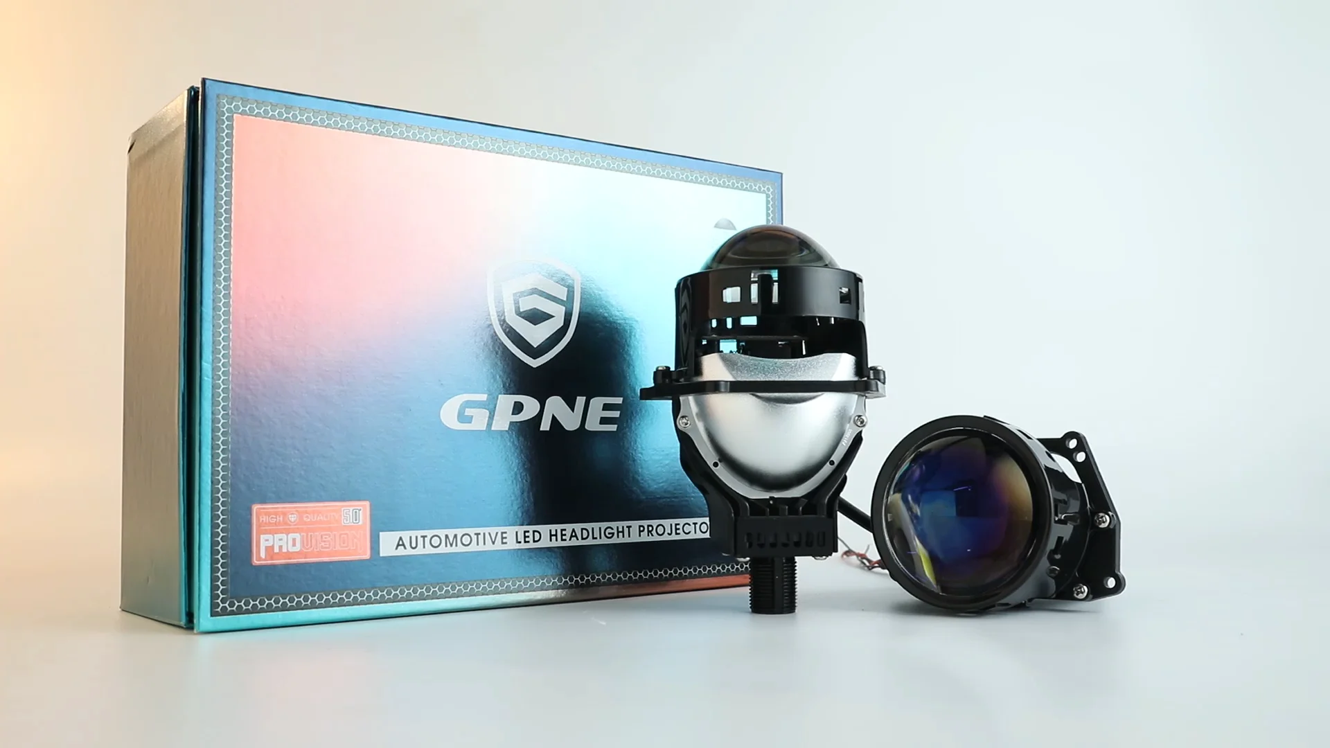 Gpne P10 Nondestructive Hd Blue Coating Film Lens H7 H4 9005 Biled