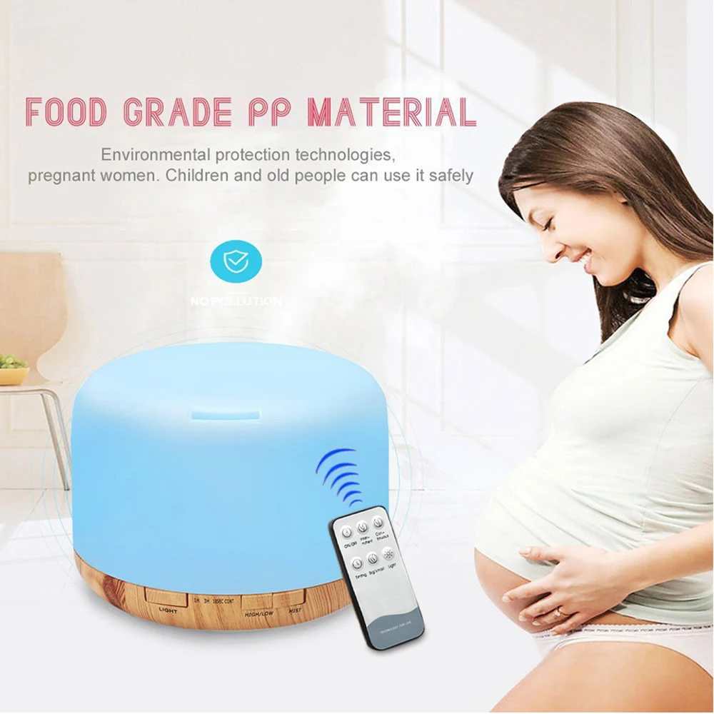 Factory direct sale aroma diffuser 1000ml electric essential oil diffuser room personal humidifier with 7colours night light