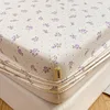 Glazed Floral Pattern Bed Sheet