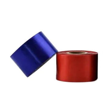 Thermal Transfer Ribbon Color Red White Black 50mm*300m Wash Resin Barcode Ribbon