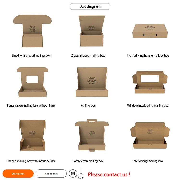 Free Samples Custom Corrugated Cardboard Mailer Box Eco Friendly Shipping Mailing Paper Boxes with logo Packaging