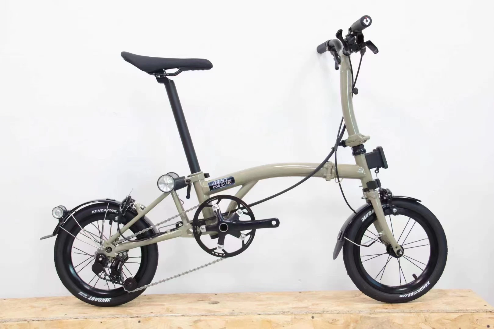 Mint Tri-Folding Bicycle - Lightweight 14inch BOB 3-14K