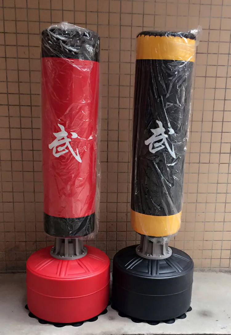 Latest Version High Quality PU Leather Free Standing Taekwondo Dummy Kids Boxing Punching Bag