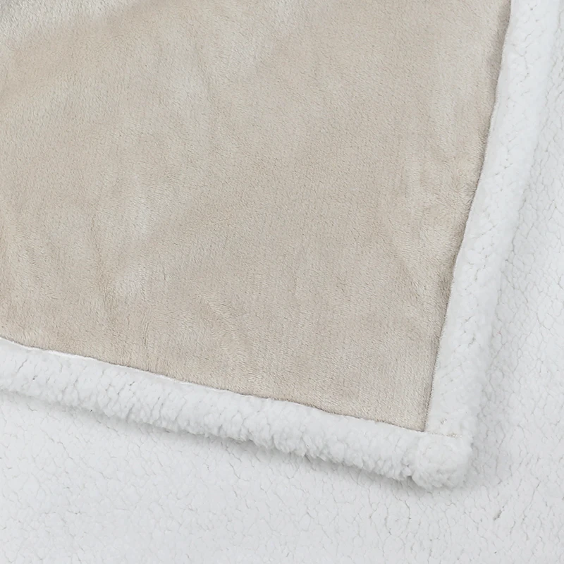 Super Soft And Fluffy Wearable Blanket Solid Thick Fleece Blankets Cozy