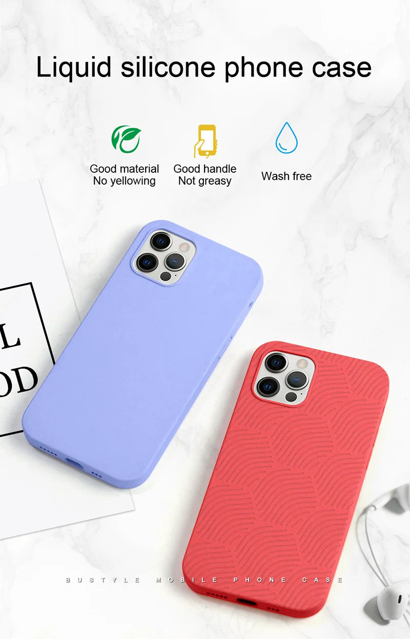 Engraved Design baby silicon Phone Cover for Samsung official original Liquid Silicone Phone Case For apple iPhone 11 12 Pro Max