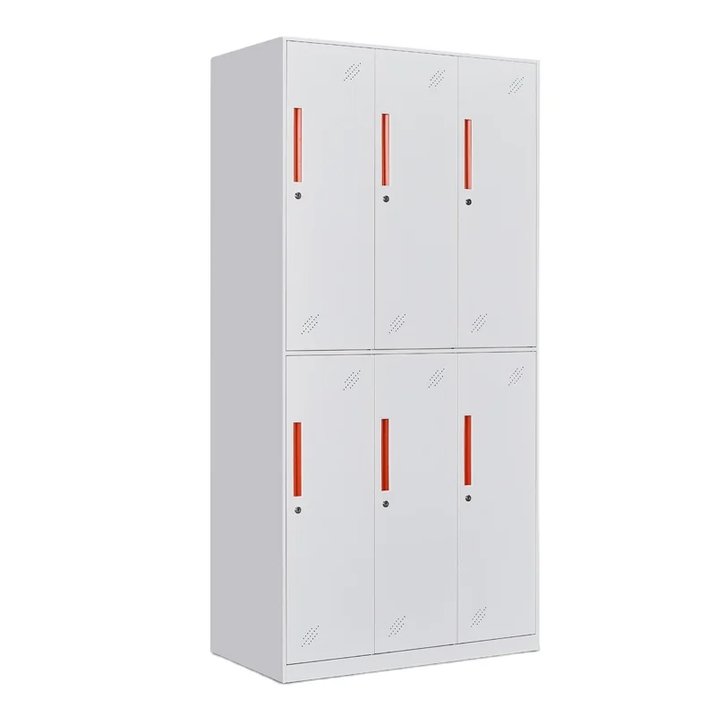 6 Door Steel Cabinet Lockers