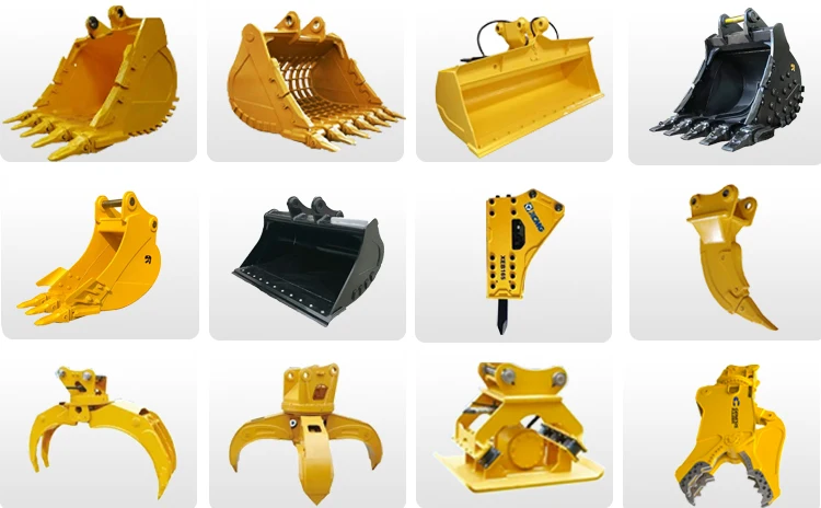 Single Ripper Machine Sany Xcmg Mini Large Excavator Attachment Single Ripper Double Multi ...