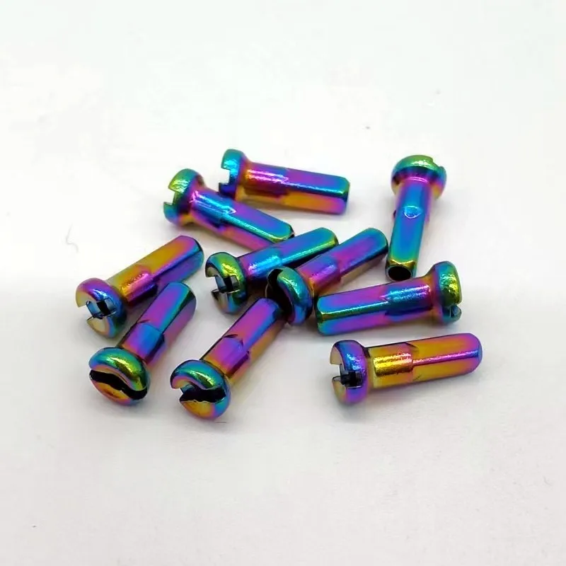 Aluminum Titanium Spoke Nipples Bolt For Bicycle Or Motorcycle Buy Titanium Nipple Bolt